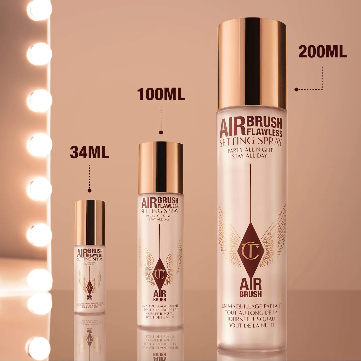 100% Authentic Charlotte Tilbury  Airbrush Flawless Hydrating & Waterproof Setting Spray