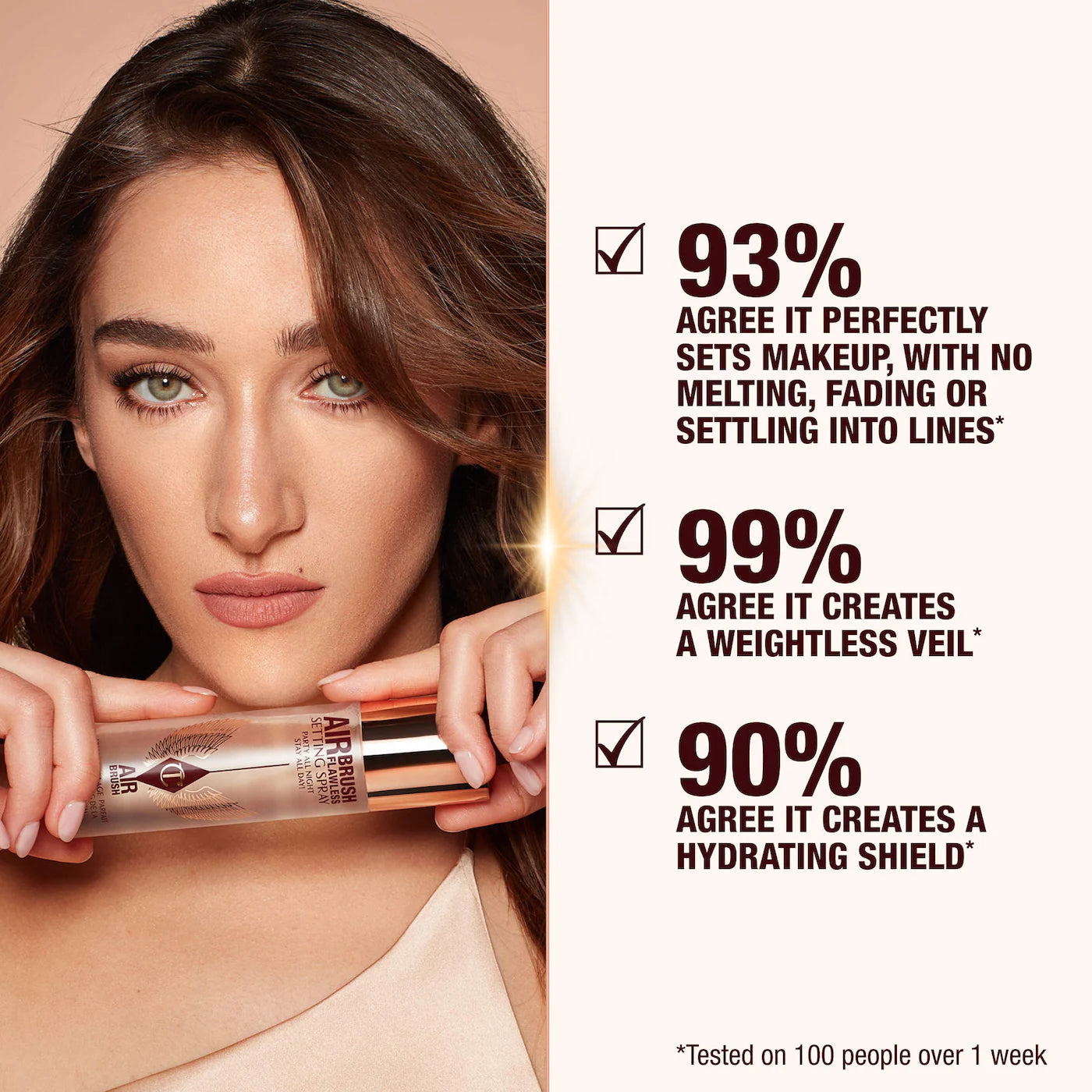 100% Authentic Charlotte Tilbury  Airbrush Flawless Hydrating & Waterproof Setting Spray